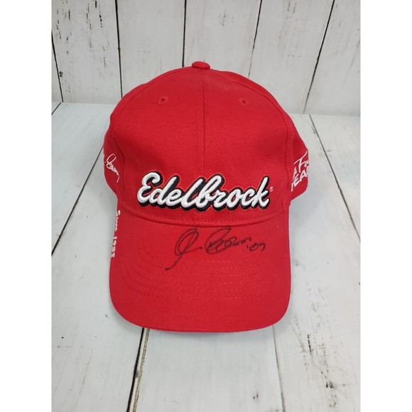 Collectable Edelbrock The Fun Team Baseball Cap Hat with Vic Edelbrock Autograph - Picture 1 of 9